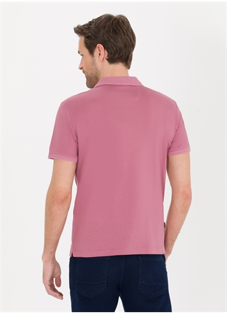 Pierre Cardin Düz Gül Kurusu Erkek Polo T-Shirt FAYE_4