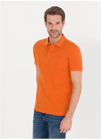 Pierre Cardin Düz Tarçın Erkek Polo T-Shirt EARTH