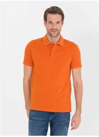 Pierre Cardin Düz Tarçın Erkek Polo T-Shirt EARTH_2