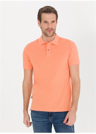 Pierre Cardin Düz Pembe Erkek Polo T-Shirt EARTH_2