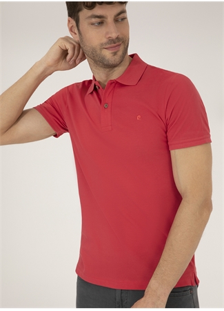 Pierre Cardin Düz Kırmızı Erkek Polo T-Shirt EARTH_1