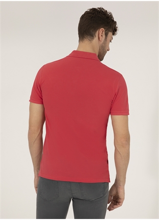 Pierre Cardin Düz Kırmızı Erkek Polo T-Shirt EARTH_4