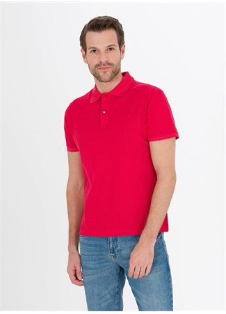 Pierre Cardin Düz Kırmızı Erkek Polo T-Shirt FAYE_0