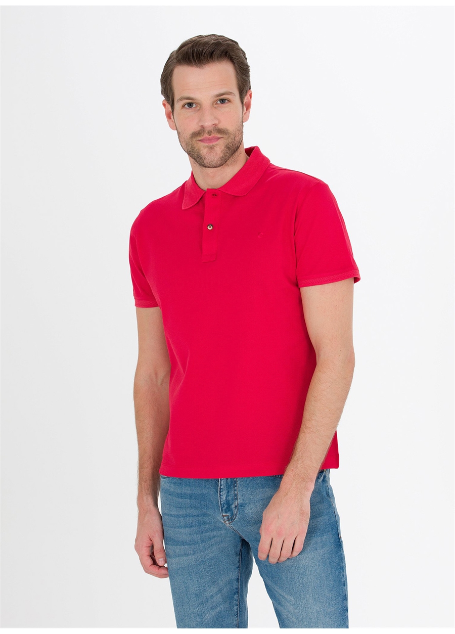 Pierre Cardin Düz Kırmızı Erkek Polo T-Shirt FAYE