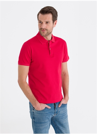 Pierre Cardin Düz Kırmızı Erkek Polo T-Shirt FAYE_2