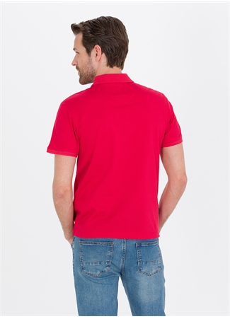 Pierre Cardin Düz Kırmızı Erkek Polo T-Shirt FAYE_4