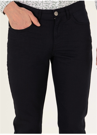 Pierre Cardin Normal Bel Normal Paça Slim Fit Siyah Erkek Pantolon GABON_5