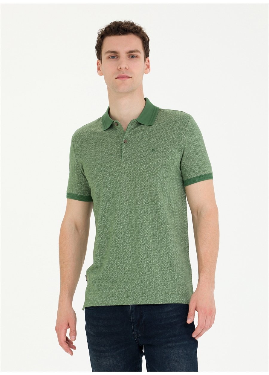 Pierre Cardin Polo Yaka Haki Erkek T-Shirt ENRICO_2