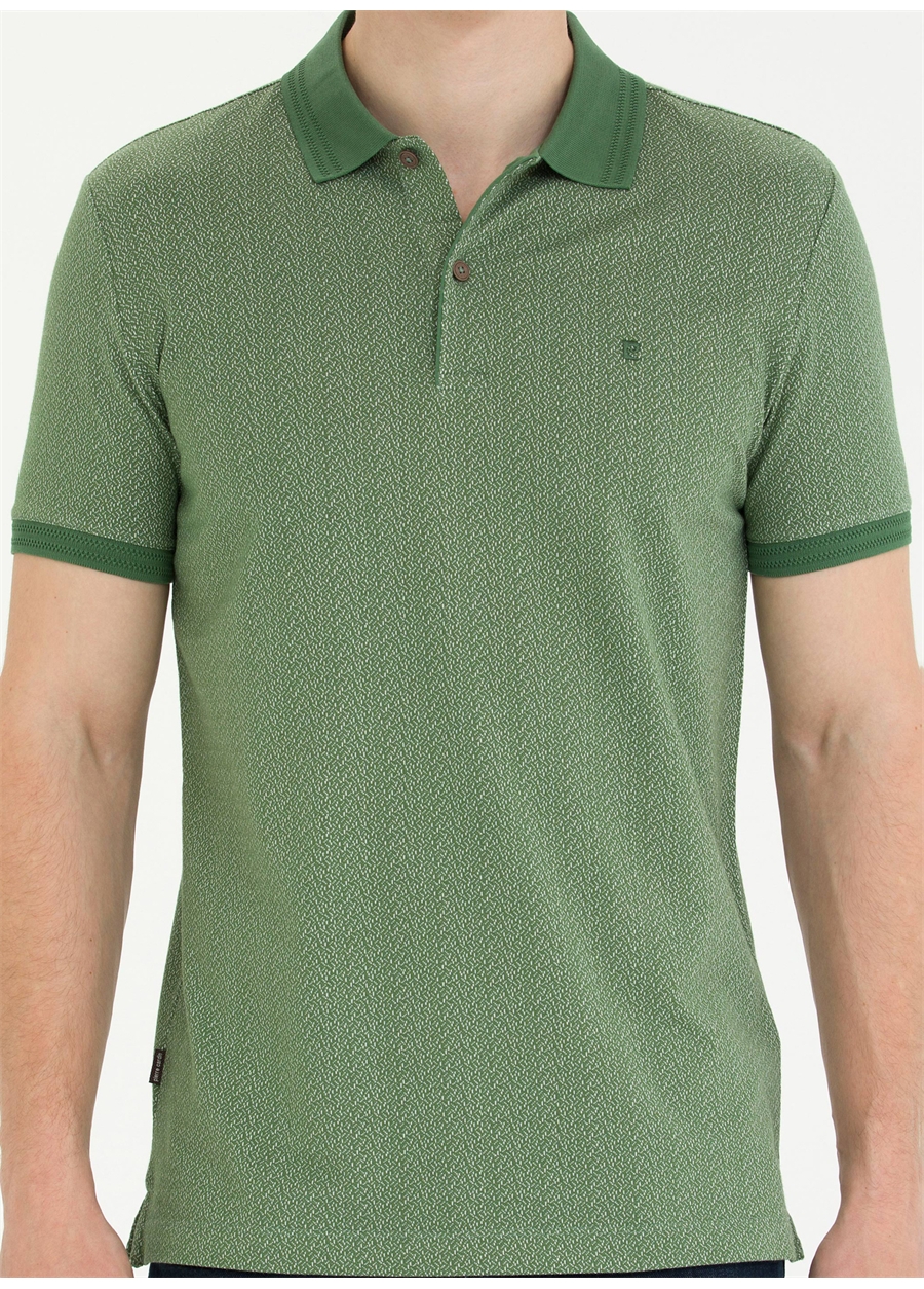 Pierre Cardin Polo Yaka Haki Erkek T-Shirt ENRICO_5