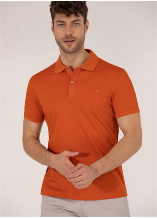 Pierre Cardin Polo Yaka Düz Kahve Erkek T-Shirt FAYE_2