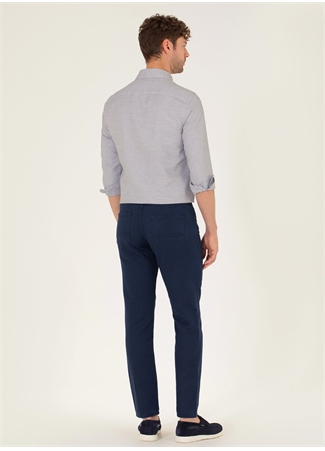 Pierre Cardin Normal Bel Normal Paça Slim Fit Lacivert Erkek Pantolon GABON_1