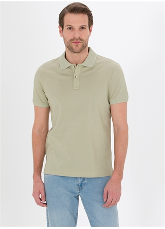 Pierre Cardin Düz Yeşil Erkek Polo T-Shirt FAYE_2