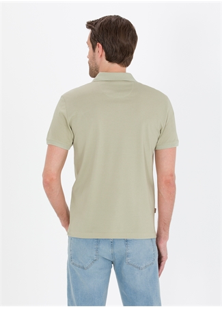 Pierre Cardin Düz Yeşil Erkek Polo T-Shirt FAYE_4