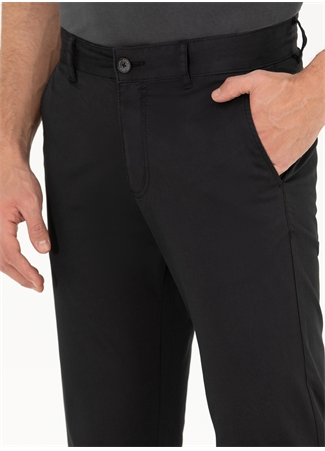 Pierre Cardin Normal Bel Normal Paça Regular Fit Siyah Erkek Pantolon RIVER_4