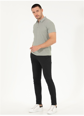 Pierre Cardin Normal Bel Normal Paça Slim Fit Siyah Erkek Pantolon RIVES_2