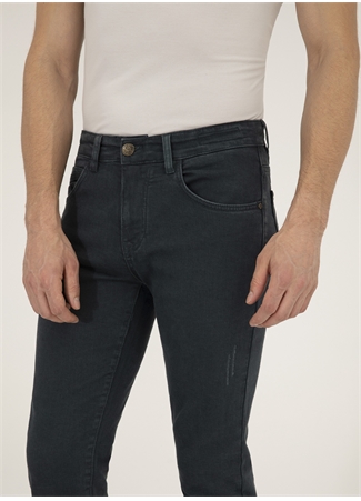 Pierre Cardin Normal Bel Normal Paça Slim Fit Koyu Yeşil Erkek Denim Pantolon PARIS_4