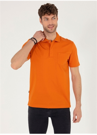 Pierre Cardin Polo Yaka Düz Kahve Erkek T-Shirt SAND_0