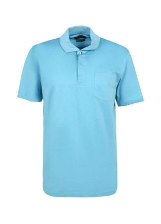 Pierre Cardin Düz Açık Mavi Erkek Polo T-Shirt SAND_0