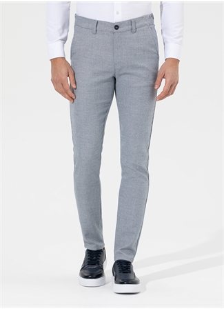 Pierre Cardin Normal Bel Normal Paça Slim Fit Lacivert Erkek Pantolon TUVA_1