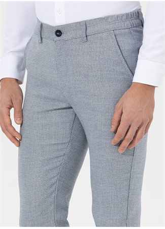 Pierre Cardin Normal Bel Normal Paça Slim Fit Lacivert Erkek Pantolon TUVA_4