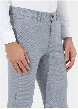 Pierre Cardin Normal Bel Normal Paça Slim Fit Lacivert Erkek Pantolon TUVA_5