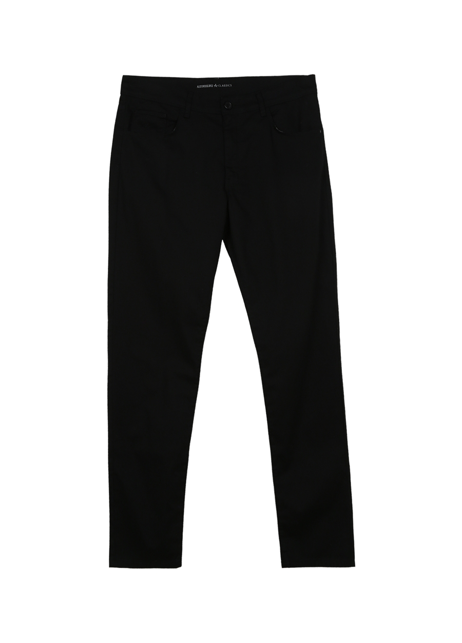 Altınyıldız Classics Normal Bel Boru Paça Comfort Fit Siyah Erkek Pantolon 4A0123200092