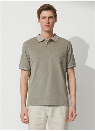 Altınyıldız Classics Nefti Melanj Erkek Polo T-Shirt 4A9000000004