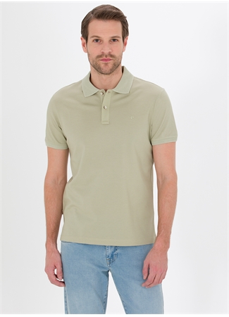 Pierre Cardin Düz Yeşil Erkek Polo T-Shirt FAYE_2