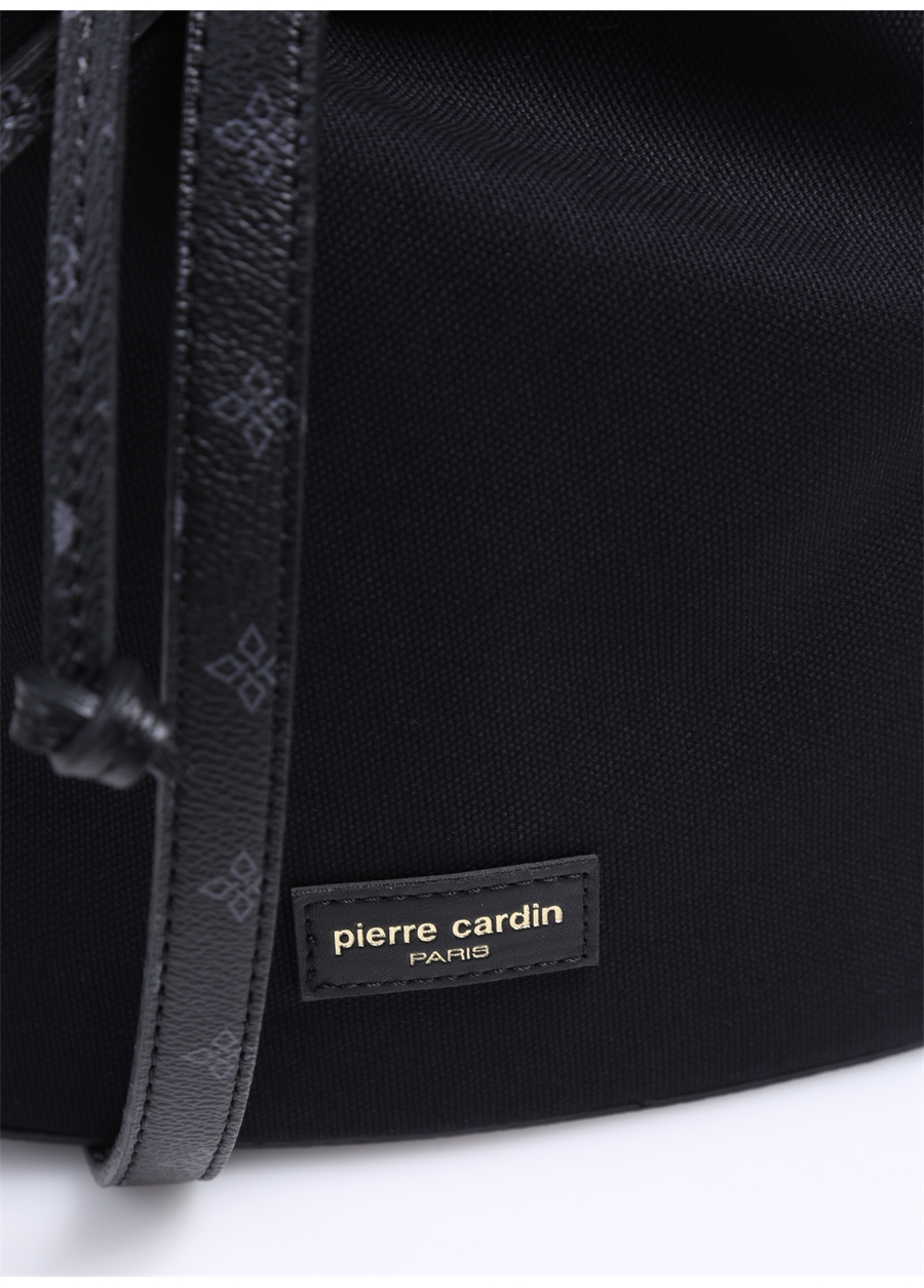 Pierre Cardin Siyah Kadın Kanvas Torba Çanta 05PC23Y342-KN S_4