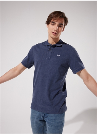 Lee Polo Yaka İndigo Erkek T-Shirt L231369TF_Polo Yaka Tshirt