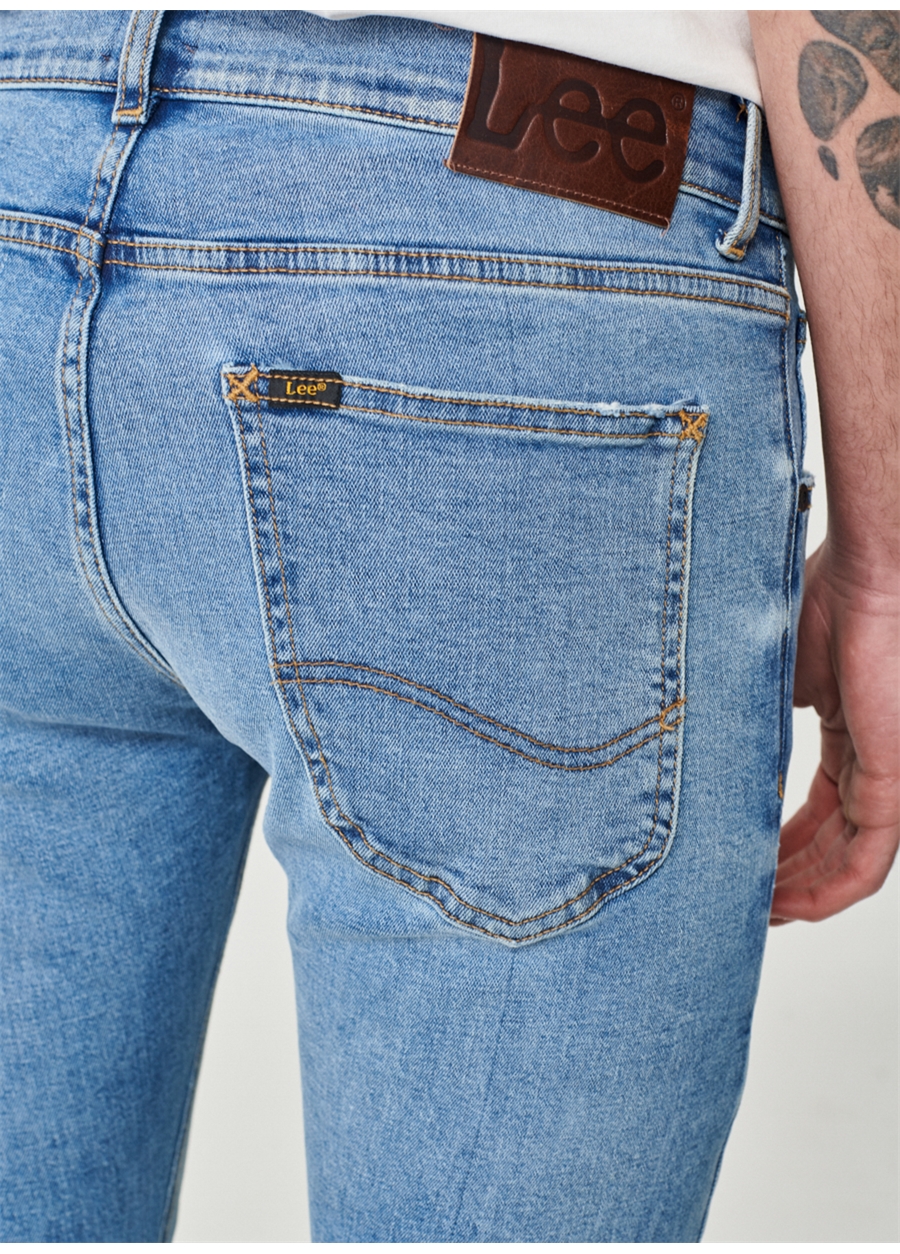 Lee Luke Jean Erkek Normal Bel Slim Fit Denim Pantolon L719059XT_3