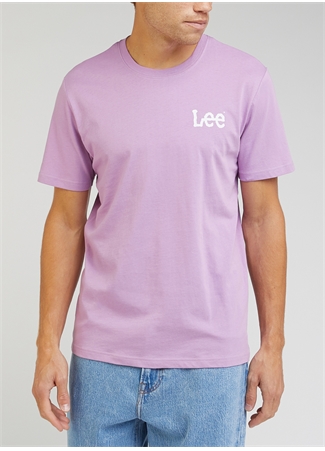 Lee Bisiklet Yaka Pembe Erkek T-Shirt LL04FQLJ_Bisiklet Yaka T-Shirt_0