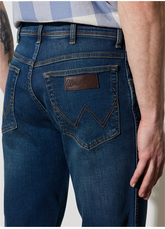 Wrangler Texas Jean Pantolon Erkek Normal Bel Straight Denim Pantolon W12102458_5