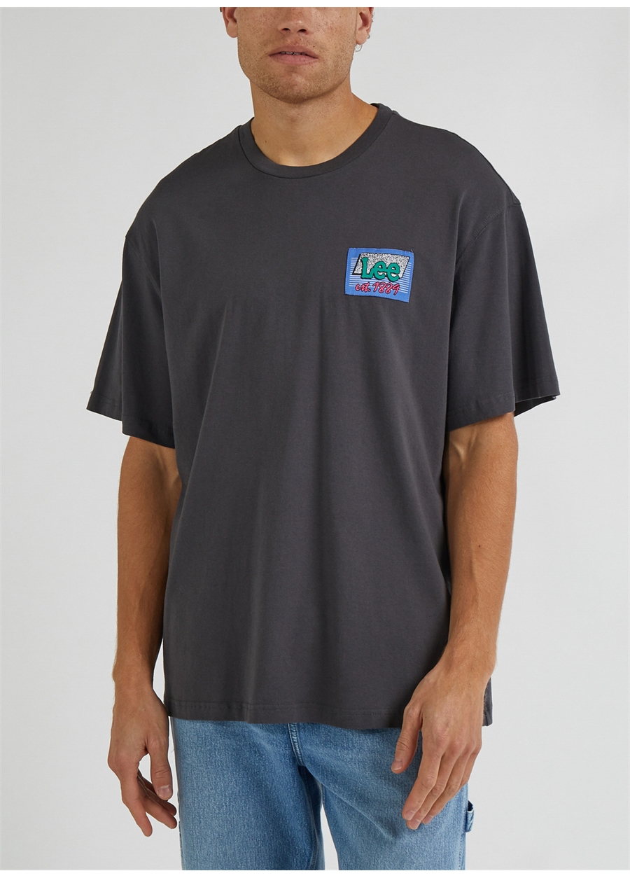 Lee Bisiklet Yaka Siyah Erkek T-Shirt LL10FEON_T-Shirt_1