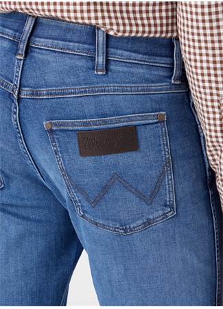 Wrangler Larston Jean Pantolon Erkek Düşük Bel Slim Fit Denim Pantolon W18SCSZ57_3