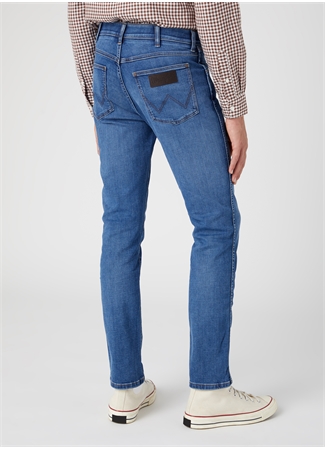 Wrangler Larston Jean Pantolon Erkek Düşük Bel Slim Fit Denim Pantolon W18SCSZ57_4