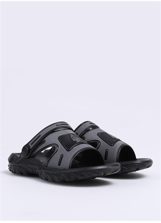 Hush Puppies Siyah - Gri Erkek Çocuk Sandalet RIALTO_1