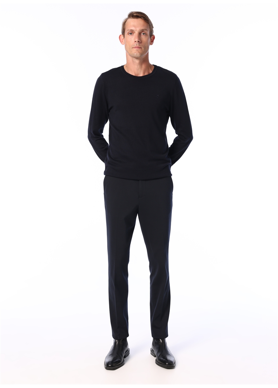 Fabrika Lacivert Erkek Normal Slim Fit Chino Pantolon F3WM-PNT904_0