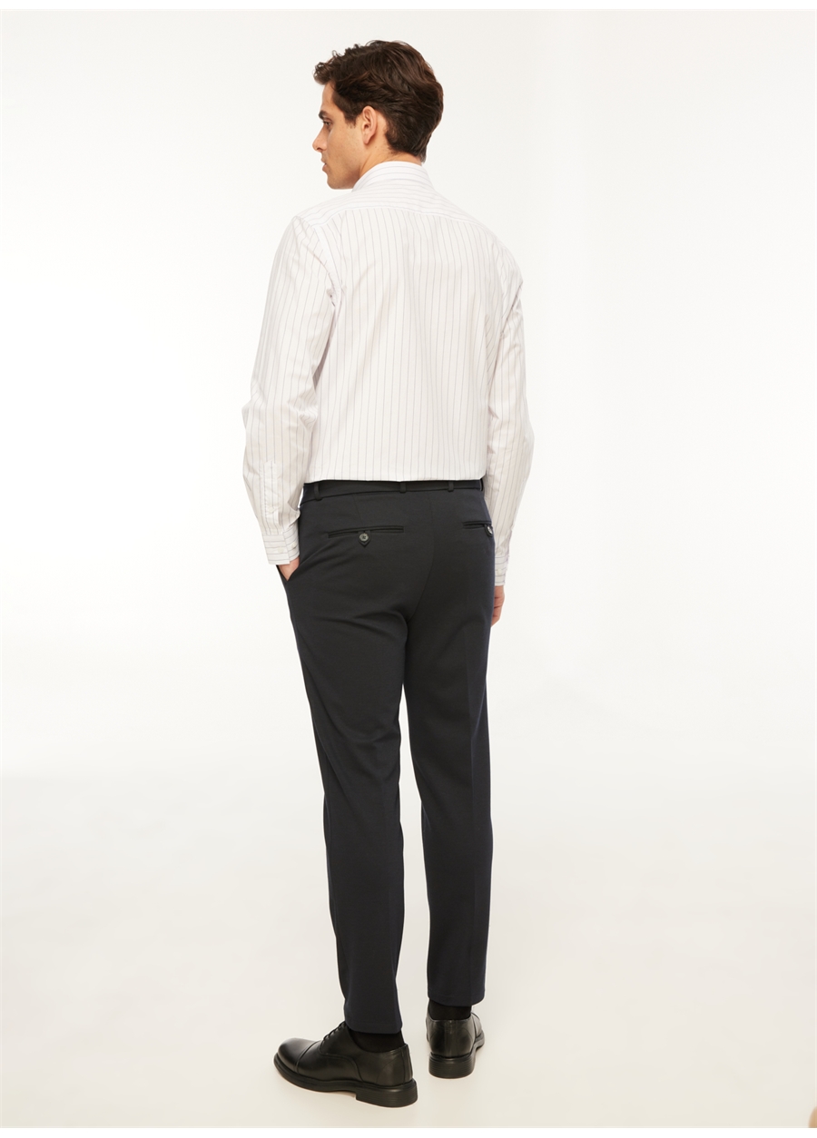 Fabrika Lacivert Erkek Normal Slim Fit Chino Pantolon F3WM-PNT904_4