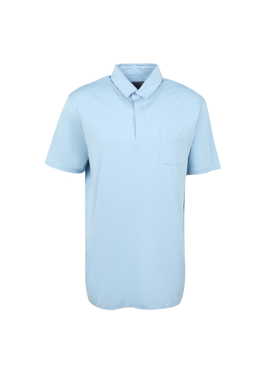 Privé Polo Yaka Açık Mavi Erkek T-Shirt 4BX482320009