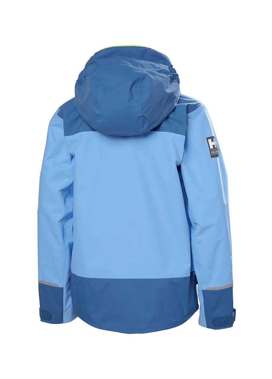 Helly Hansen Açık Mavi Erkek Çocuk Uzun Kollu Rüzgarlık BRIGHT BLUE JR SALT PORT 2.0 JACKET_1