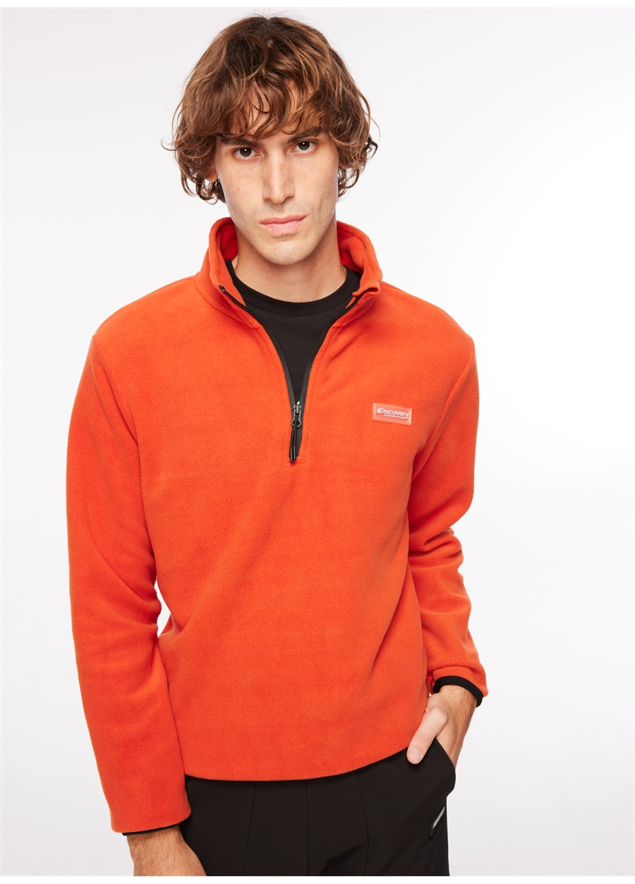 New Brand Düz Kiremit Erkek Polar Sweatshırt D3WM-SWT1_0