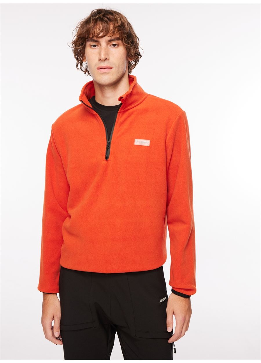 New Brand Düz Kiremit Erkek Polar Sweatshırt D3WM-SWT1_1