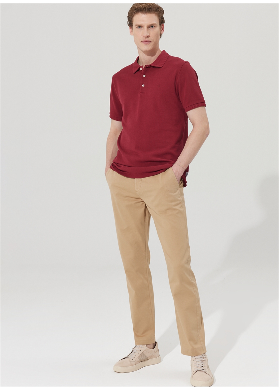 Beymen Business Polo Yaka Bordo Erkek T-Shirt 4B4823200001_1