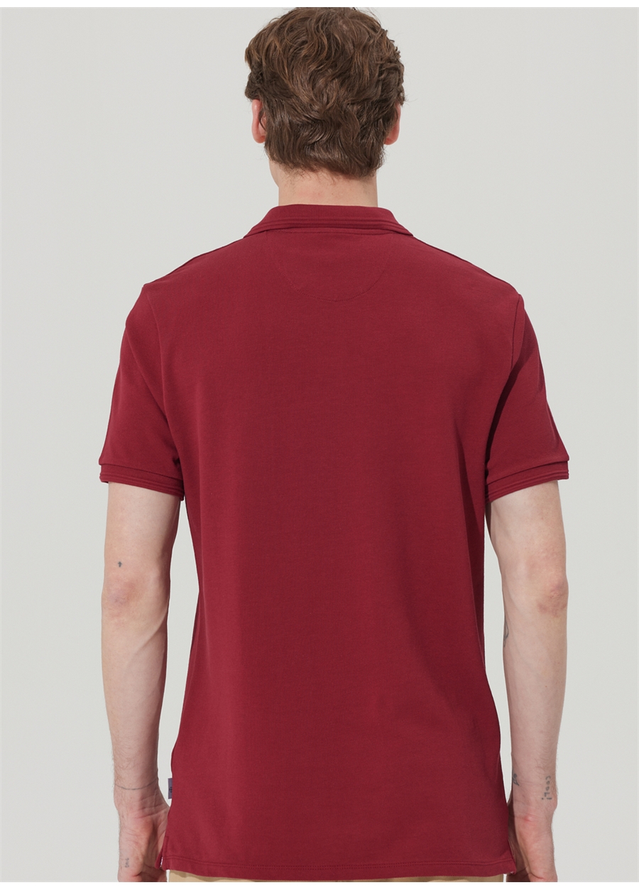 Beymen Business Polo Yaka Bordo Erkek T-Shirt 4B4823200001_5