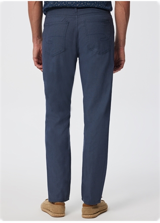 Lee Cooper Yüksek Bel Regular Straight Gri - Mavi Erkek Chino Pantolon 232 LCM 221005 RICKY ND1 GRİ MAVİ_4