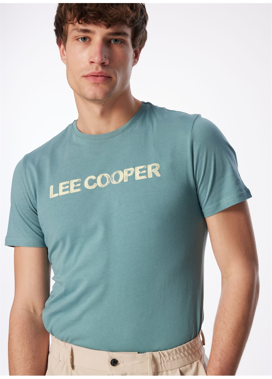 Lee Cooper Bisiklet Yaka Mint Erkek T-Shirt 232 LCM 242018 CARLO MINT