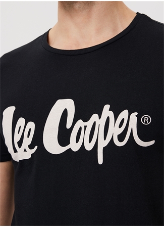 Lee Cooper Bisiklet Yaka Siyah Erkek T-Shirt 232 LCM 242032 LONDONLOGO SİYAH_3