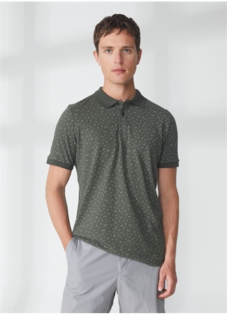 Lee Cooper Polo Yaka Açık Yeşil Erkek T-Shirt 232 LCM 242036 NEWBERNARD OLIVE_0