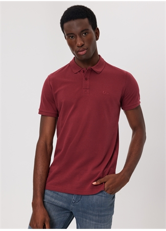 Lee Cooper Bordo Erkek Polo T-Shirt 232 LCM 242048 TWINS BORDO_1